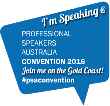 Professional Speakers Australia Convention 2016